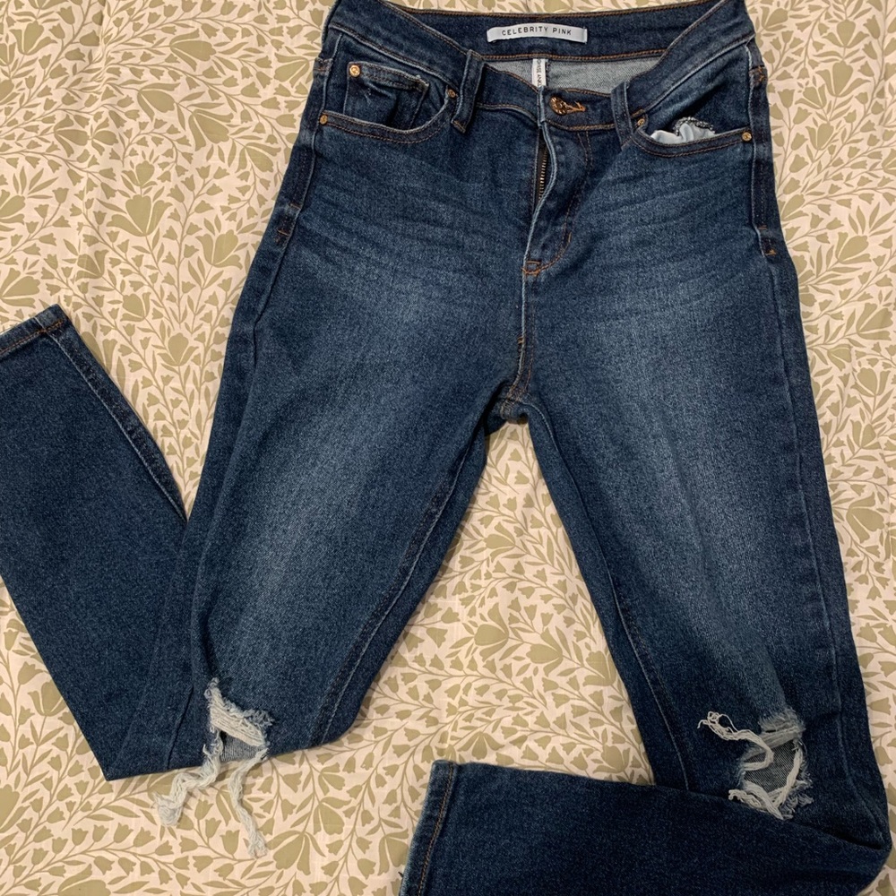 High rise ankle skinny jeans size 5/27